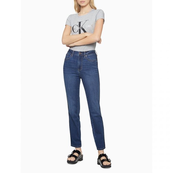 NEW! Calvin Klein Metallic Monogram Logo Crewneck - Size Small - Picture 2 of 3